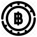 Baht Currency Exchange Digital Currency Icon