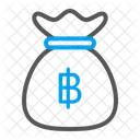 Baht money bag  Icon