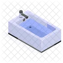 Baignoire Bain Douche Icône