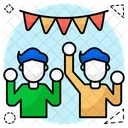 Bailar Divertirse Disfrutar Icono