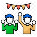 Bailar Divertirse Disfrutar Icono