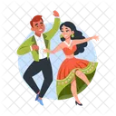 Baile Mexicano Pareja Mexicano Icono