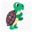 Dessin Anime De Tortue Autocollants De Tortue Dessin Anime De Tortue Icône