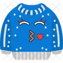 Bisous Emoji Sweat Shirt Icône
