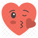 Coeur Emoji Emoticone Emotion Icône