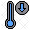 Baixa Temperatura Termometro Temperatura Ícone