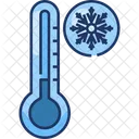 Baixa Temperatura Termometro Frio Ícone