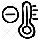 Temperatura Diminuicao Termometro Ícone