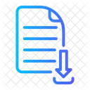 Baixar Documento Arquivo Ícone