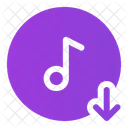Baixar Musicas Baixar Seta Para Baixo Icon