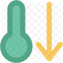 Baixa Temperatura Termometro Ícone