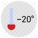 Temperatura Condicion Frio Icono