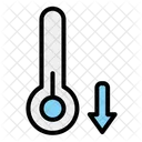 Baja temperatura  Icono