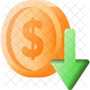 Bajo Costo Bajo Precio Descuento Icono