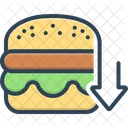 Baja en carbohidratos  Icono