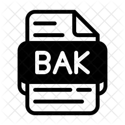 Bak Files  Icon