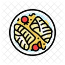 焼きタラ、魚 アイコン