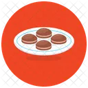 Baked Cookies Chocolate Cookies Biscuits Icon