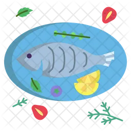 Baked Fish  Icon