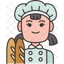 Baker Chef Bakery Icon