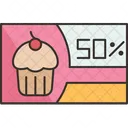Bakery Discount Coupon Icon
