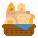 Bakery Breads Basket Icon
