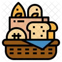 Bakery Breads Basket Icon