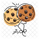 Cookies Doodle Sweet Doodle Confectionery Items Icon