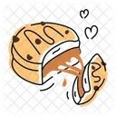 Cookies Doodle Sweet Doodle Confectionery Items Icon