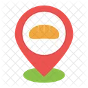 Marker Navigation Bakery Icon
