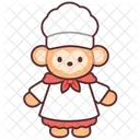 Monkey Baker Chef Icon