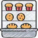 Bakery Stand Shop Baked Icon