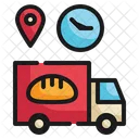 Bakery Truck Truck Delivery Icon