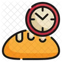 Baking Time Loaf Time Time Icon