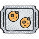 Baking Tray Cookies Baked Icon