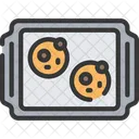 Baking Tray Cookies Baked Icon