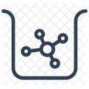 Bakterien Becher Chemikalie Symbol