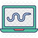 Bakterium Computervirus Computerwurm Symbol