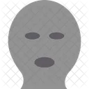 Balaclava Masked Criminal Robbery Icon