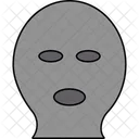 Balaclava Masked Criminal Robbery Icon