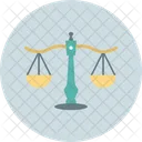 Balance Justice Concept Libra Sign Icon