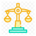 Law Lesson Color Icon