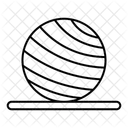 Balance Ball Gym Equipment Fitness Icon