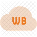 Blanco Equilibrio Nublado Icono