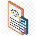 Sheet Ledger Equity Icon