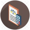 Sheet Ledger Equity Icon