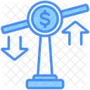 Balance Money Scale Icon