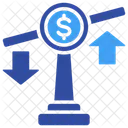 Balance Money Scale Icon