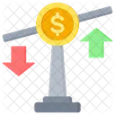 Balance Money Scale Icon
