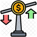 Balance Money Scale Icon
